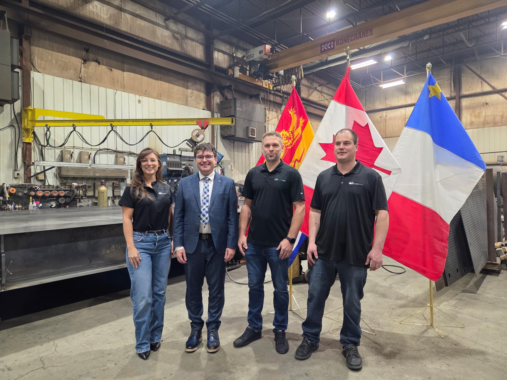 750 000 $ pour soutenir une usine d’acier dans le Haut-Madawaska